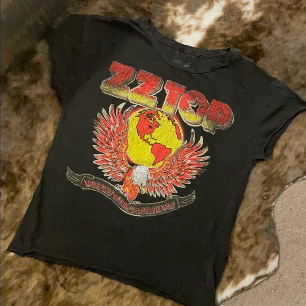 Vintage ZZ Top Band Tee XS Free People